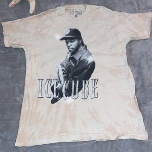 Ice cube medium tan tie dye ice cube shirt